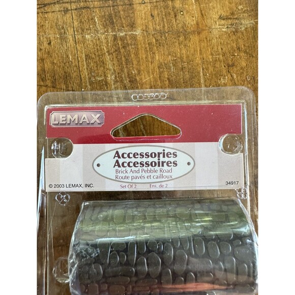 LEMAX Brick And Pebble Roads, Set of 2 #34917 Vintage - Picture 3 of 4